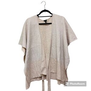 Ann Taylor Belted Poncho Cape